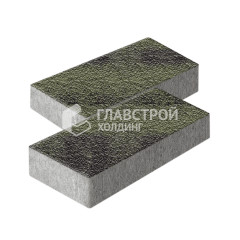 Тротуарная плитка 600х300х60, янтарь с мраморной крошкой