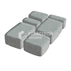 Тротуарная плитка Классико, серая, 6 см