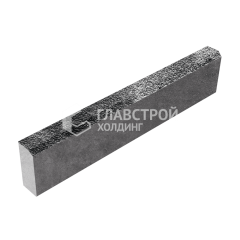 Камень бортовой БР 100.20.8, черно-белый с мраморной крошкой