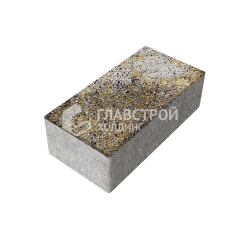 Тротуарная плитка 240х120х70, агат желтый на камне