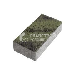 Тротуарная плитка Брусчатка, янтарь, 8 см