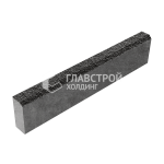 Бортовой камень БР 100.20.8, джафар-черный с мраморной крошкой