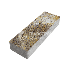 Тротуарная плитка 300х100х60, агат желтый