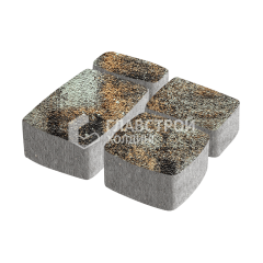 Тротуарная плитка Классико, агат кофейный с гранитной крошкой, 4 см