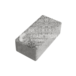 Тротуарная плитка Прямоугольник 500х250х60, антрацит на камне