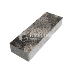 Тротуарная плитка 300х100х60, агат коричневый