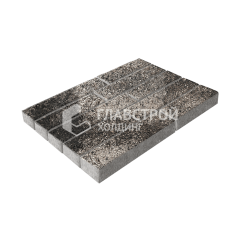 Тротуарная плитка Лукано, агат коричневый, 6 см