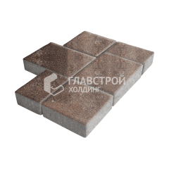 Тротуарная плитка Новый город, яшма, 8 см