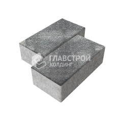 Тротуарная плитка 240х120х70, антрацит на камне