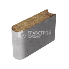 Камень бортовой БРШ 50.20.8, каир с мраморной крошкой