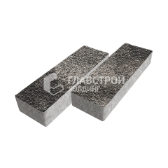 Тротуарная плитка 300х100х60, агат коричневый с мраморной крошкой