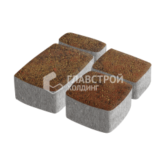 Тротуарная плитка Классико, джафар оранжевый, 4 см