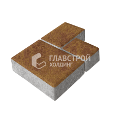 Тротуарная плитка Бергамо, листопад, 6 см