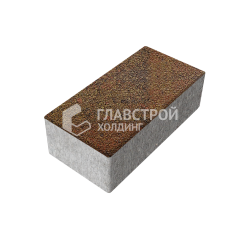 Тротуарная плитка 240х120х70, джафар оранжевый на камне