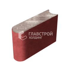 Камень бортовой БРШ 50.20.8, авантюр, красное основание