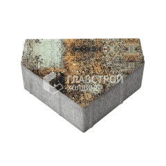 Тротуарная плитка Тиара, агат кофейный, 6 см