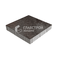 Тротуарная плитка Квадрат 500х500х70, мокко с гранитной крошкой