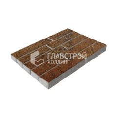 Тротуарная плитка Лукано, джафар оранжевый, 6 см