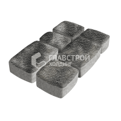 Тротуарная плитка Классика 3 камня, стоун с мраморной крошкой, 4 см