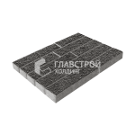 Тротуарная плитка «Лукано», джафар-черная с мраморной крошкой, 6 см