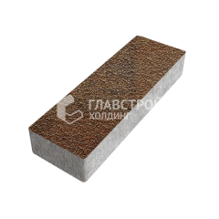 Тротуарная плитка 300х100х60, джафар оранжевый с мраморной крошкой