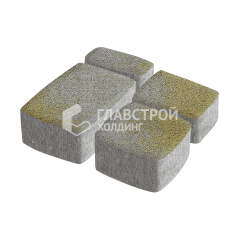 Тротуарная плитка Классико, меланж, 4 см