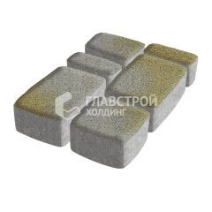 Тротуарная плитка Классико, меланж, 4 см