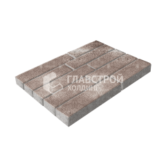 Тротуарная плитка Лукано, авантюр, 6 см