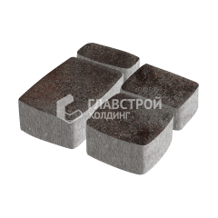 Тротуарная плитка Классико, мокко, 4 см