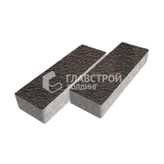 Тротуарная плитка 300х100х60, кармен с мраморной крошкой