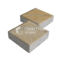 Тротуарная плитка Квадрат 200х200х40, особая серия на камне