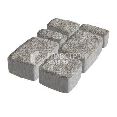 Тротуарная плитка Классика 4 камня, неаполь с мраморной крошкой, 4 см