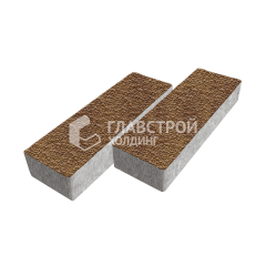 Тротуарная плитка 300х100х60, листопад с мраморной крошкой