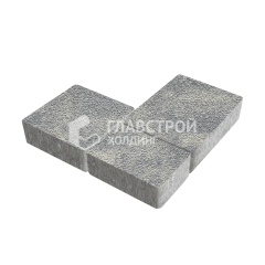 Тротуарная плитка Новый город, аква на камне, 8 см