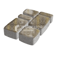 Тротуарная плитка Классико, степь, 4 см