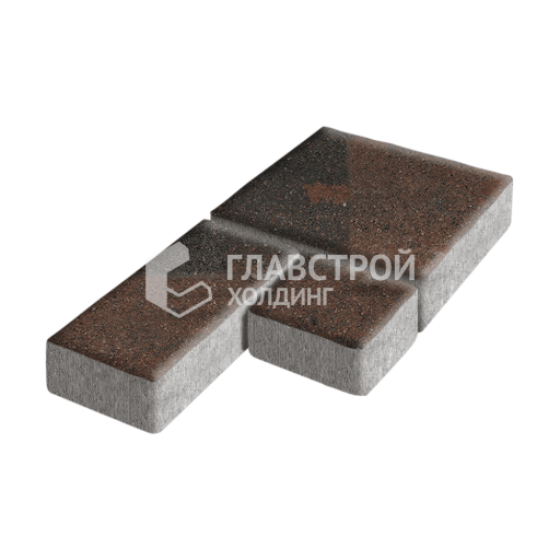 Тротуарная плитка Рубико, конго, 4 см