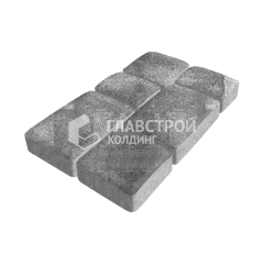 Тротуарная плитка Брук, антрацит, 4 см