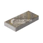 Тротуарная плитка Прямоугольник 30х10х6 см, степь на камне
