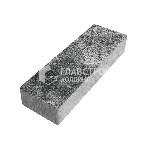 Тротуарная плитка 300х100х60, черно-белая с гранитной крошкой