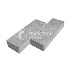 Тротуарная плитка 300х100х60, серо-белый