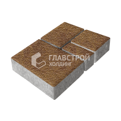 Тротуарная плитка Мюнхен, листопад с гранитной крошкой, 4 см