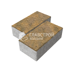 Тротуарная плитка 240х120х70, гончар с мраморной крошкой