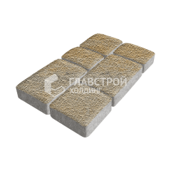 Тротуарная плитка Брук, особая серия с мраморной крошкой, 6 см