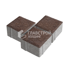 Тротуарная плитка Квадрат 100х100х60, барселона с гранитной крошкой