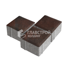 Тротуарная плитка Квадрат 100х100х40, клинкер