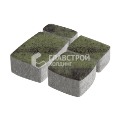 Тротуарная плитка Классико, янтарь, 4 см