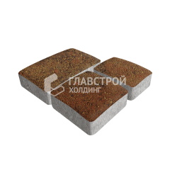 Тротуарная плитка Брук, джафар оранжевый, 4 см