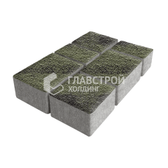 Тротуарная плитка Ностальгия, янтарь с гранитной крошкой, 4 см