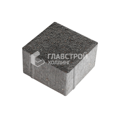 Тротуарная плитка Квадрат 100х100х60, джафар черный с гранитной крошкой