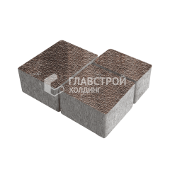 Тротуарная плитка Ностальгия, яшма с гранитной крошкой, 4 см